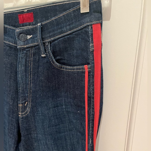 Mother Insider Crop Step Fray speed racer jeans 25 - Picture 7 of 14